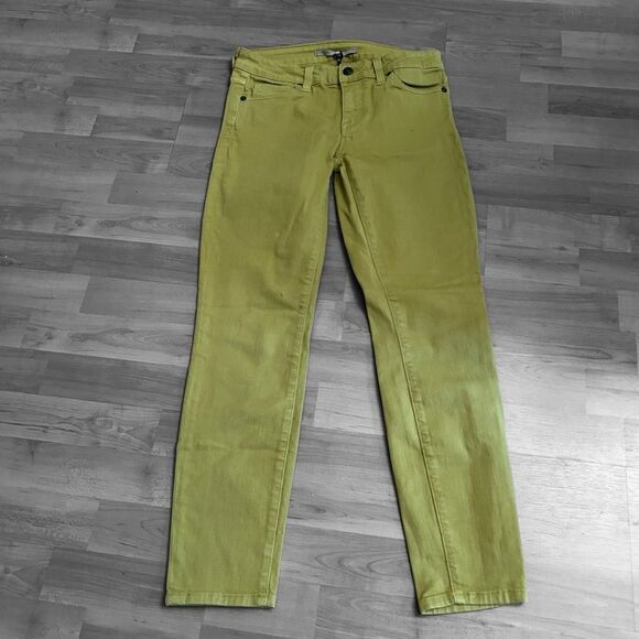 Vince Bergdorf Goodman Vintage Green Jeans Size 27 - Picture 1 of 6